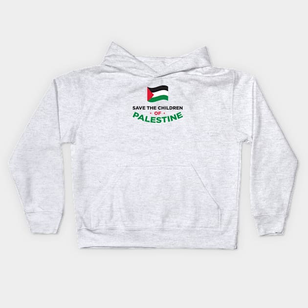 Save The Children of Palestine Kids Hoodie by syahrilution